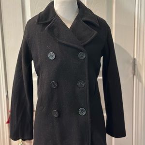 J. Percy Black Wool Double Breasted